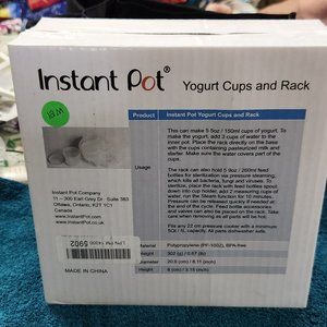 Instant Pot Yogurt Cups and Rack